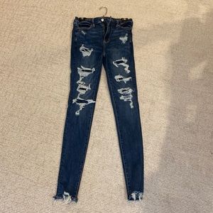 American Eagle super high rise jeggings